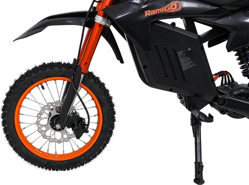 Ramiz Detský elektrický motocykel E-RIDER X čierny