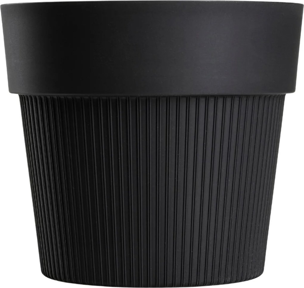 Květináč SILVA LINE 11,5x13,2 cm černý
