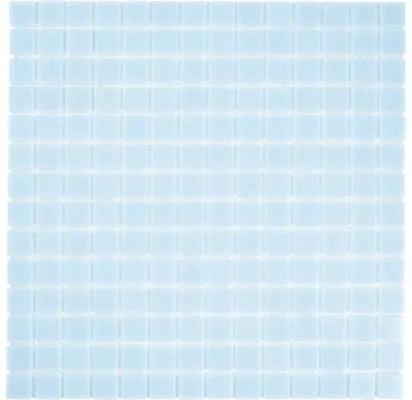 Sklenená mozaika GMA33 uni svetlo modrá 30,5x30,5 cm