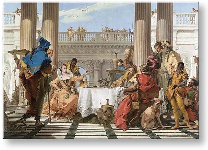 Obraz na plátne Giambattista Tiepolo - Kleopatrina hostina | rôzne rozmery