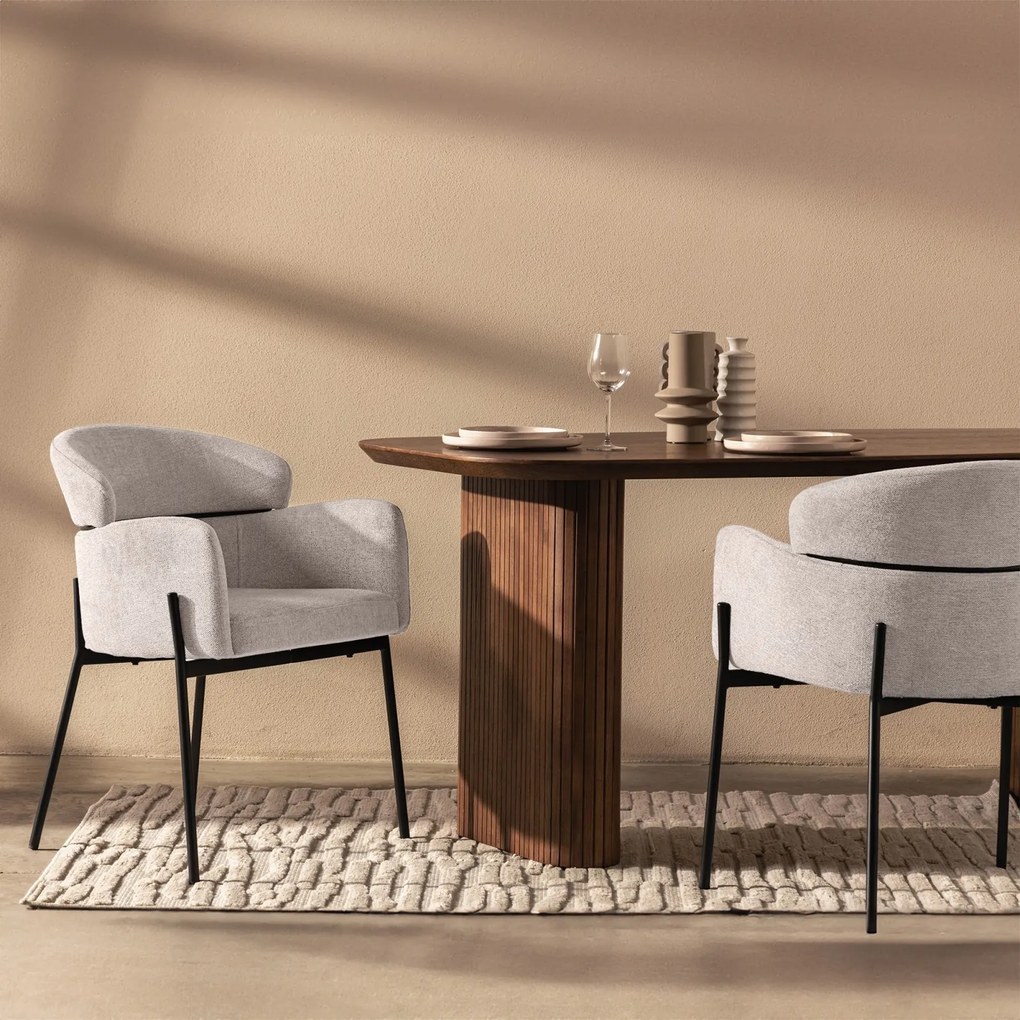 Jídelní křeslo Granda světle béžové