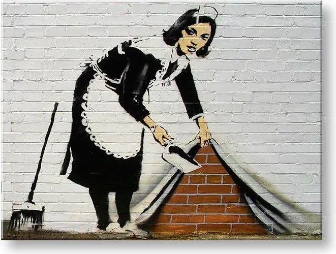 Obraz na plátne Street ART – Banksy - 100x150 cm