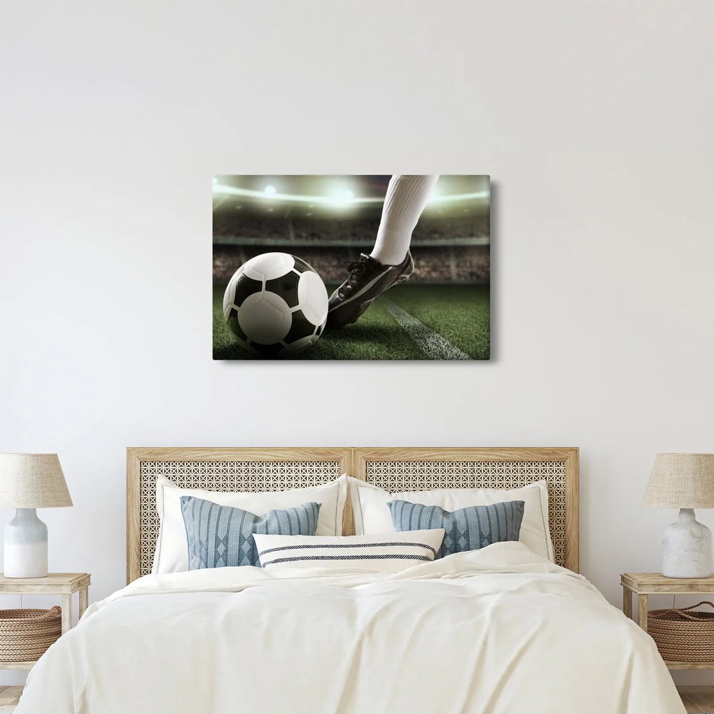 Obraz - Futbalová lopta (90x60 cm)