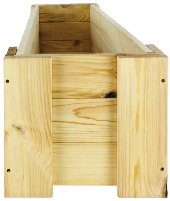 TvojRegal DREVENÝ KVETINÁČ RDF-3-100 28x100x33 - BOROVICA