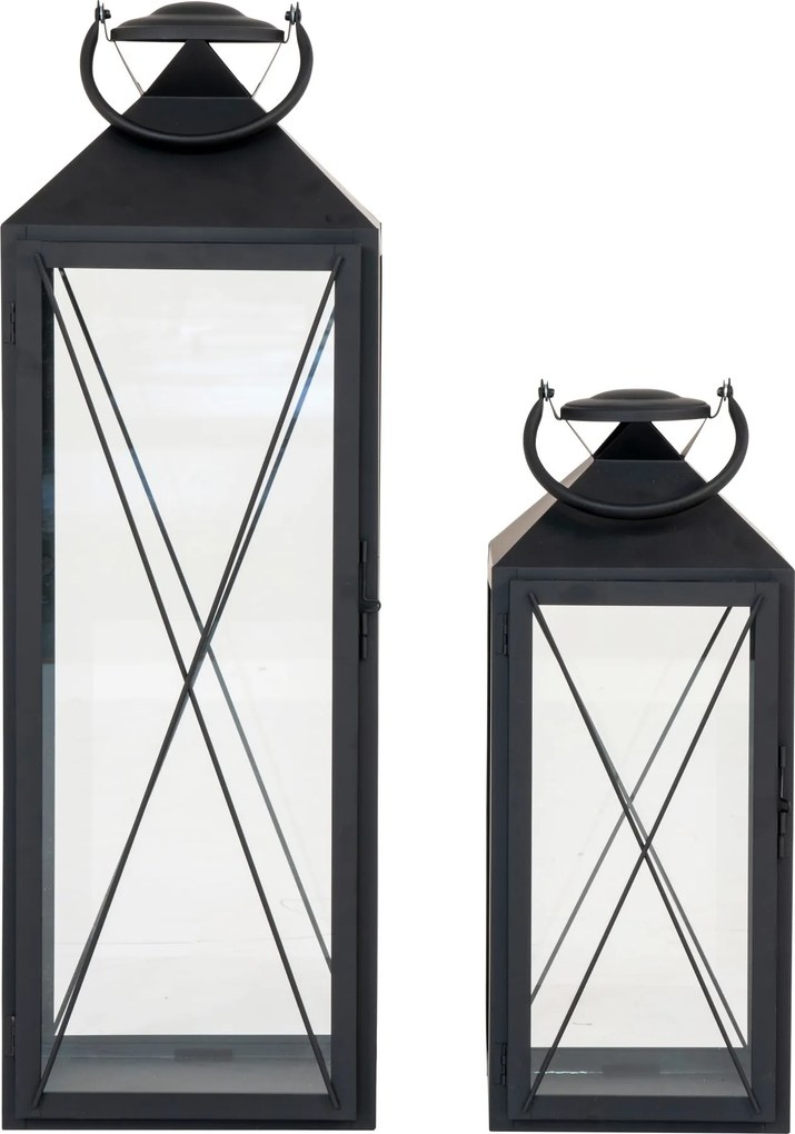 Set 2 ks lampášov Cudeliaora (čierna). Akcia -15%. Vlastná spoľahlivá doprava až k Vám domov. 1146566