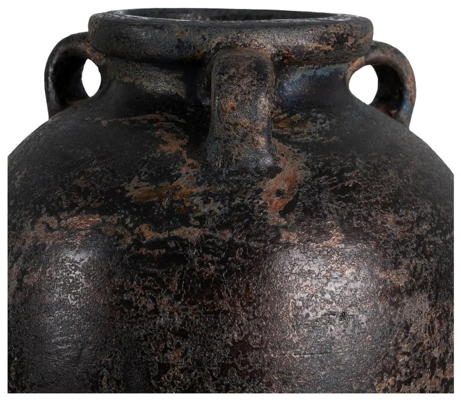 Tmavohnedá terakotová vysoká váza (výška 60 cm) Artem – Ixia