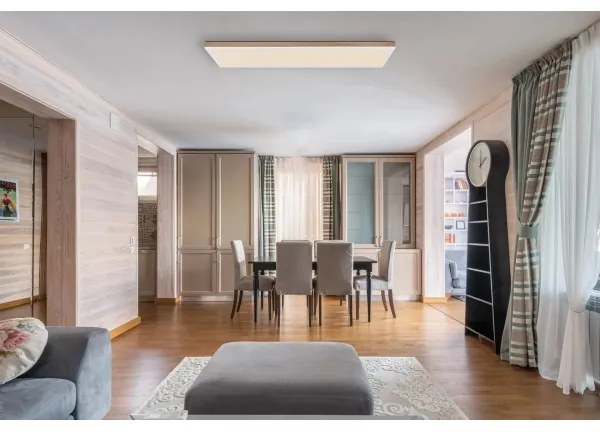 Globo 416080WWD5-CCT - stmievateľné LED stropné svietidlo DORO, LED/36W/230V 2700-6500K, s diaľkovým ovládaním, hnedé