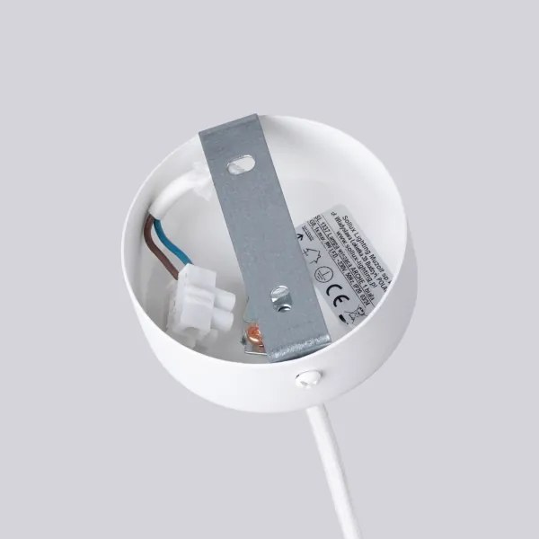 Sollux SL.1337 - Luster na lanku ARCHE 1xG9/8W/230V biela