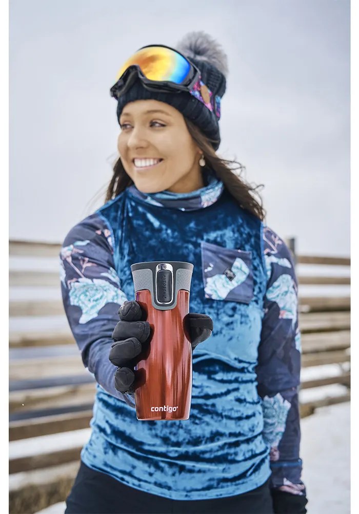 Contigo Termo fľaša West Loop 470 ml Red