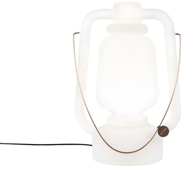 Stojacia lampa biela 51 cm IP44 - Storm Large