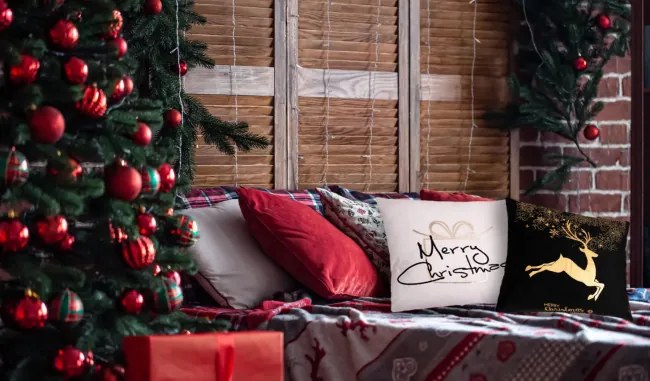 Vianočná obliečka na vankúš BC20