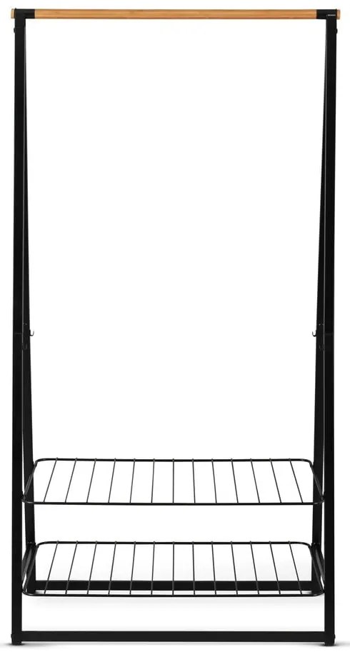 Čierny oceľový stojan na oblečenie Linn – Brabantia