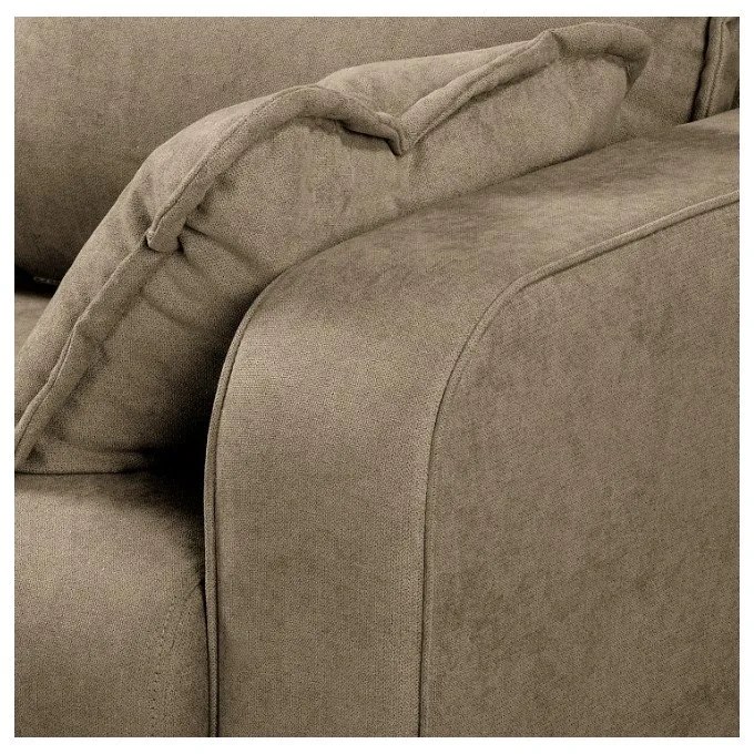 Svetlohnedá rohová pohovka (ľavý roh) Beata - Ropez