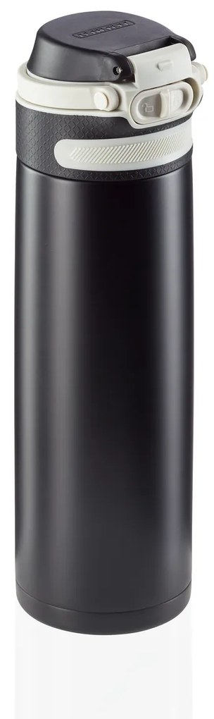 Leifhet Termoska s šikovným uzávěrem 600 ml - černá 03271