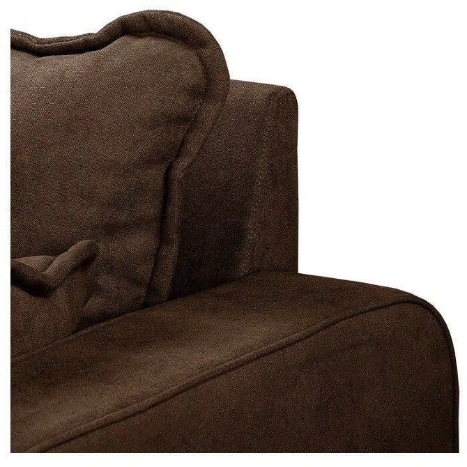 Tmavohnedá pohovka 193 cm Beata - Ropez