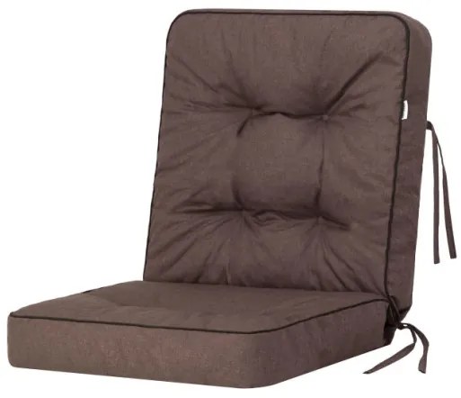 Vankúš na záhradnú hojdačku VENUS 50 cm tmavohnedý, ekolen