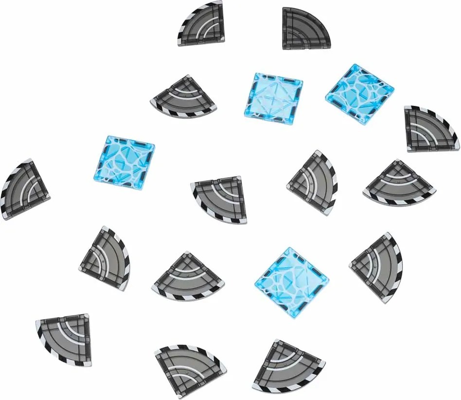 KIK 3D magnetická stavebnica Stavebné stroje, 92 dielov