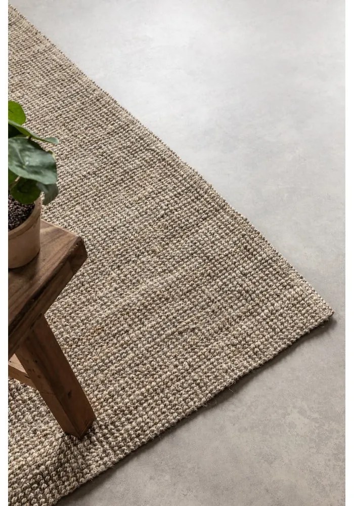 Taupe jutový koberec 190x280 cm Bouclé – Hanse Home
