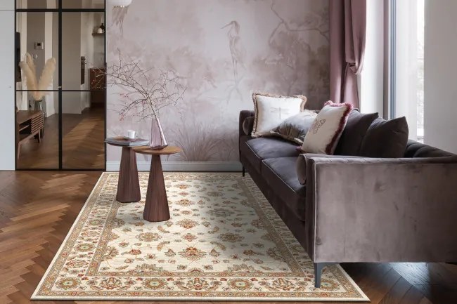Koberec SOHO 477.15.LA102 OSTA naturálny béžový / terakotový