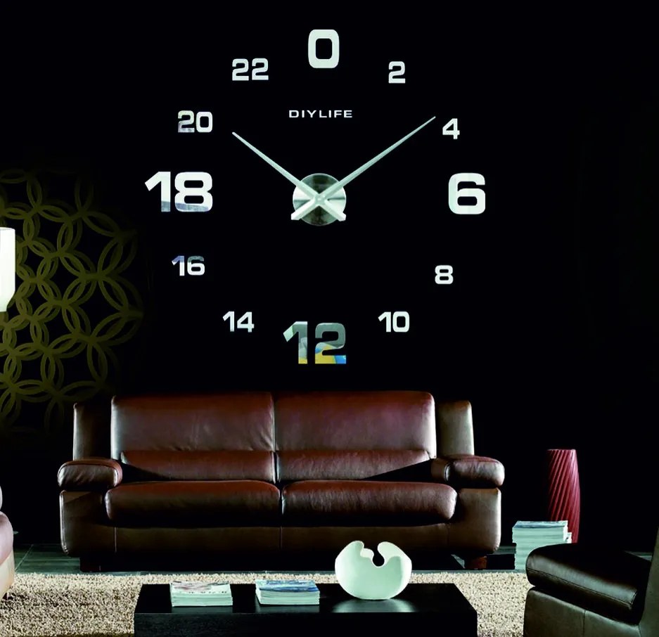 SENTOP | Moderné nalepovacie hodiny na stenu | SENTOP 12S022-Wall clock analógové