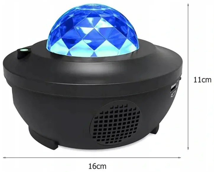 BERGE LED hviezdny projektor - nočná obloha