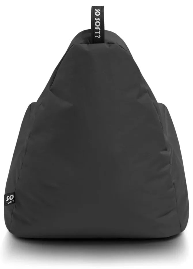 Sivý sedací vak Chill XL – So Soft?