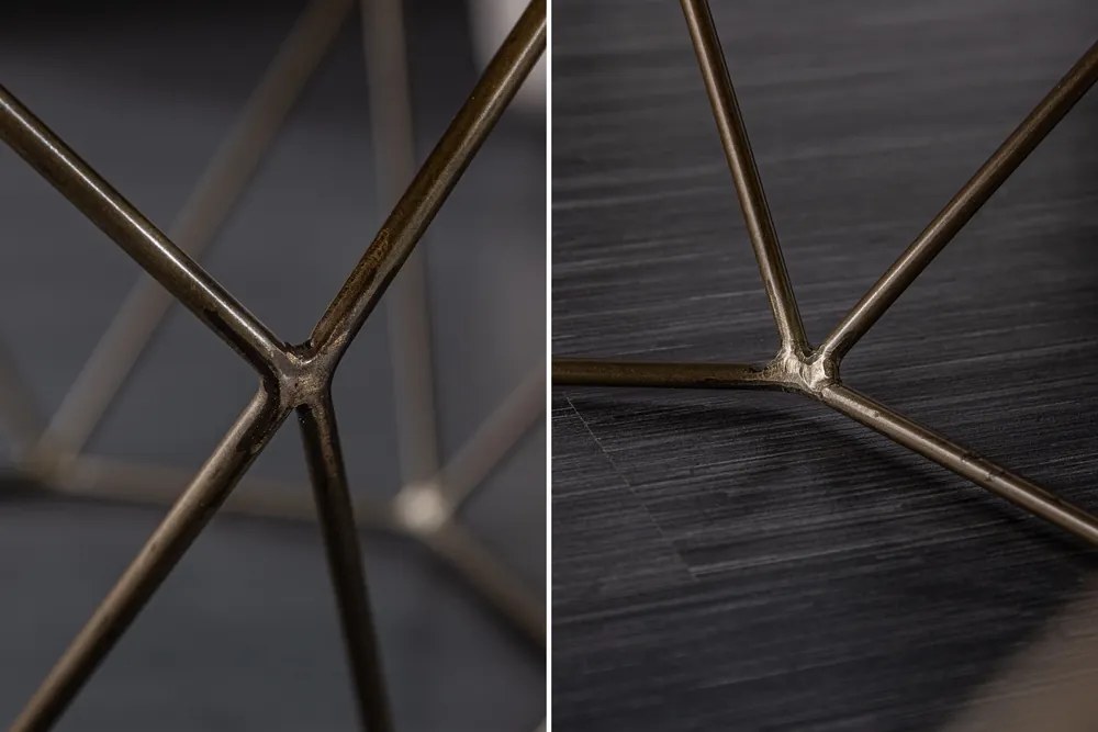 Dizajnový konferenčný stolík Acantha 70 cm mango - Posledný kus