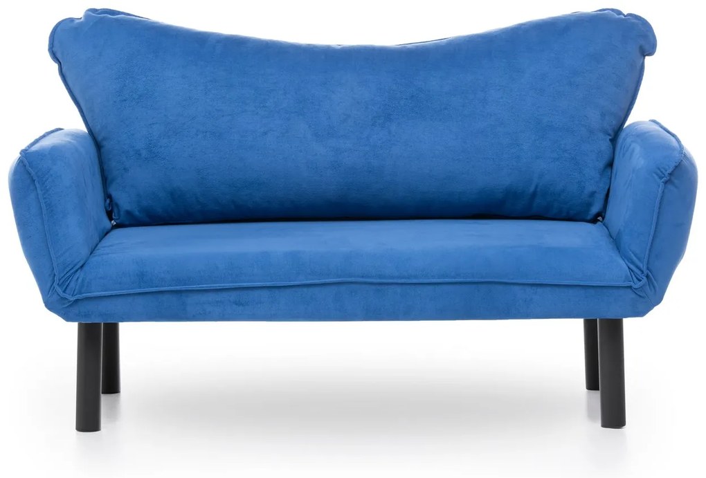 Rozkladacia pohovka dvojsed Chatty (modrá). Akcia -14%. Vlastná spoľahlivá doprava až k Vám domov. 1062618