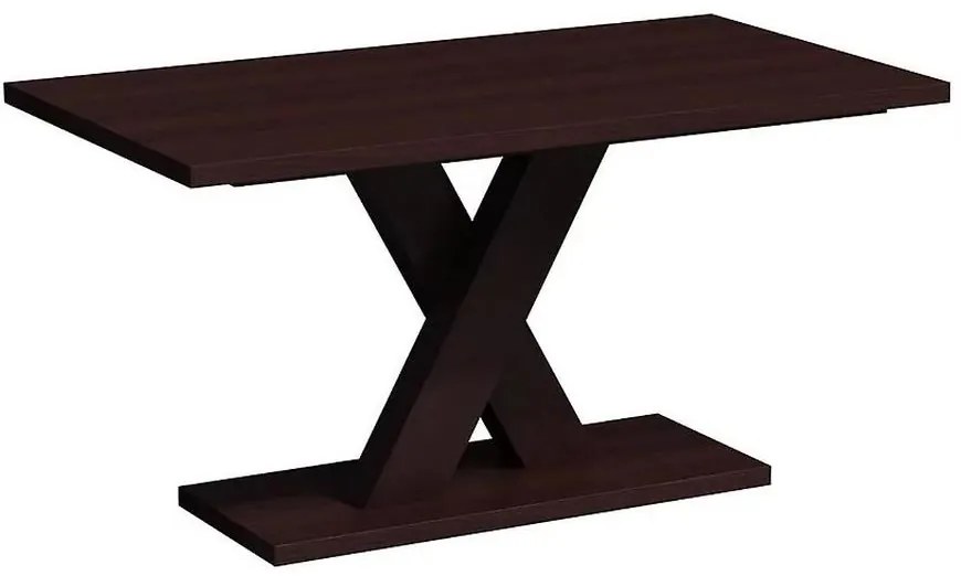 Rozkladací stôl Hodor 146/186x80cm Wenge magia