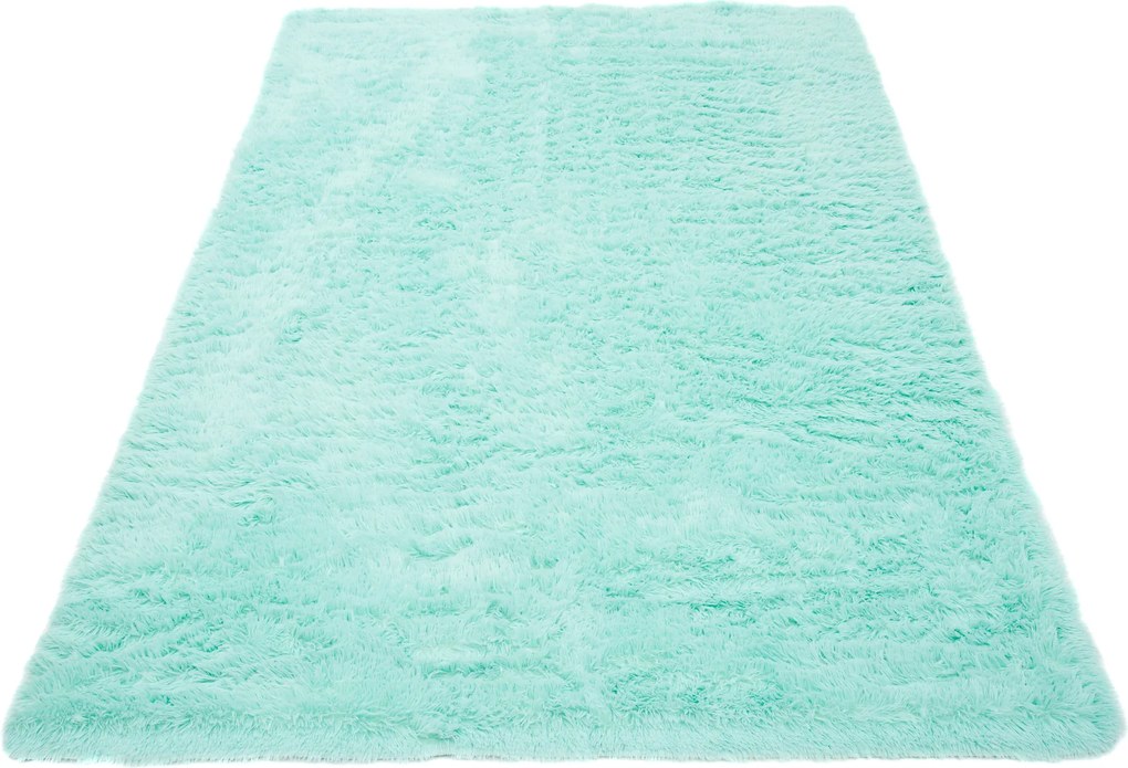 TA Koberec MINT MINT SILK Modrý Obdĺžnikový