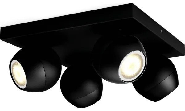 Philips 50474/30/P6 - LED Stmievateľné bodové svietidlo Hue BUCKRAM 4xGU10/5W/230V