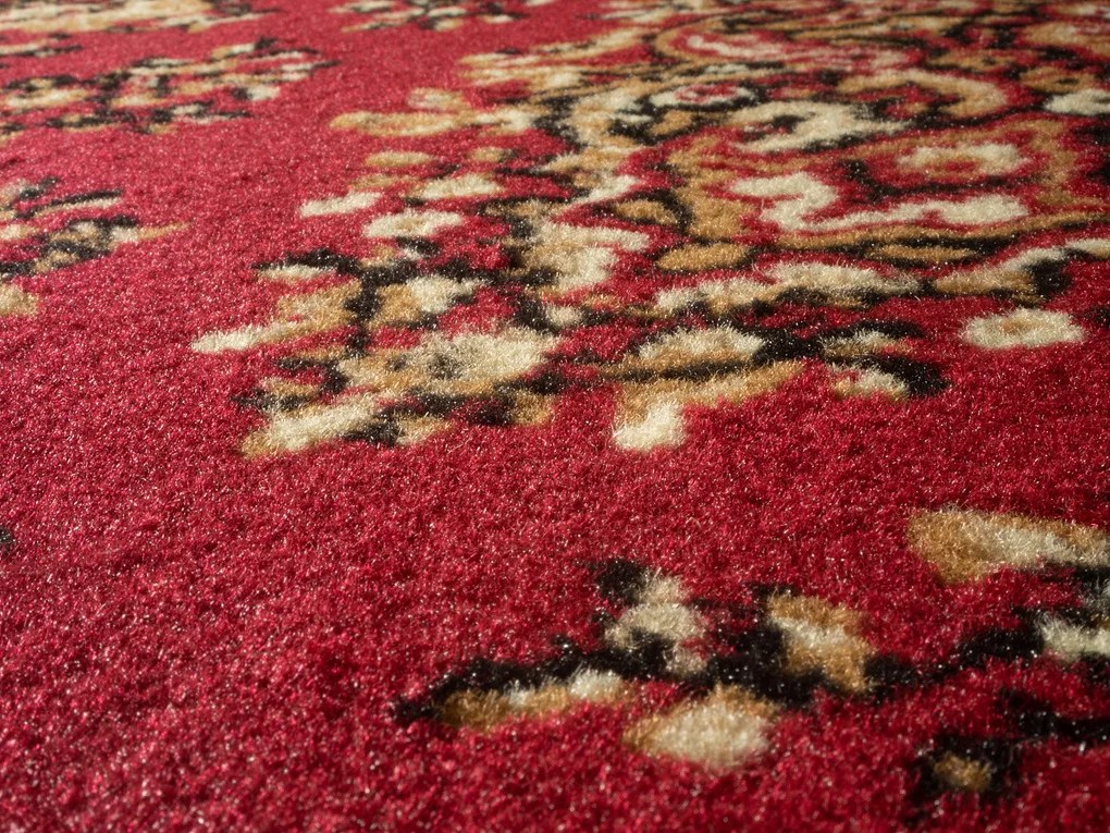 Spoltex, Kusový koberec Samira New Red 12001-011, 160x225, červená, chodba / predsieň