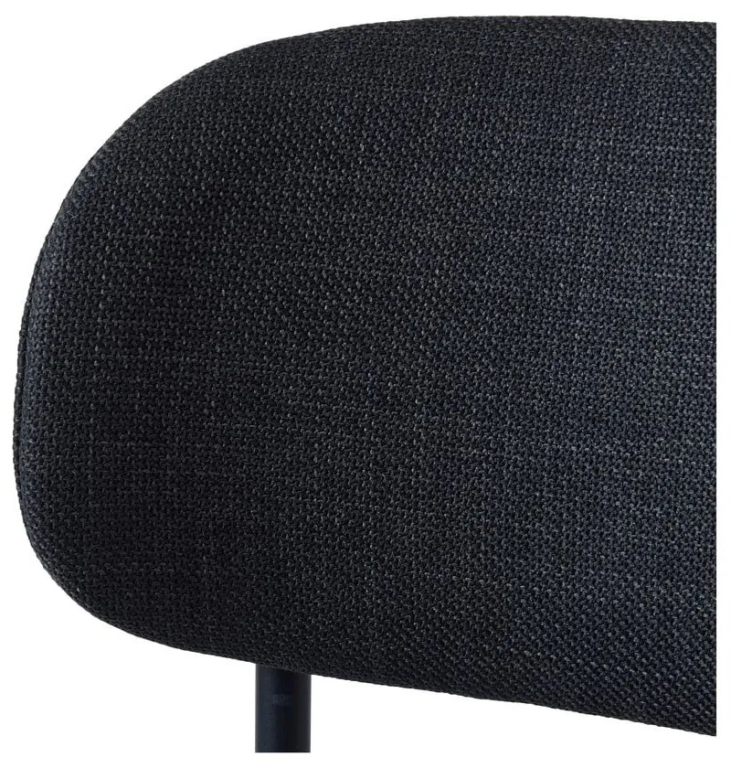 Tmavosivá jedálenská stolička Fowler – Unique Furniture