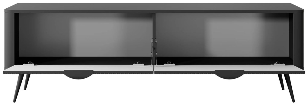 LAS Stolík pod TV Lante F - čierny