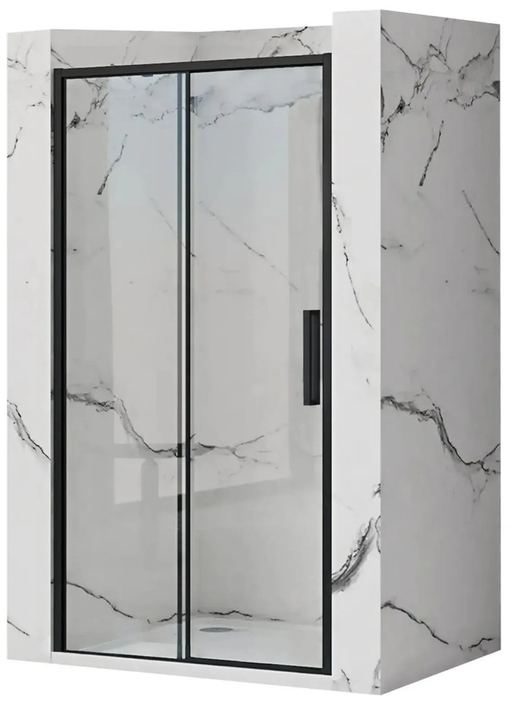 Sprchové dvere MAXMAX Rea RAPID slide 120 cm - čierne