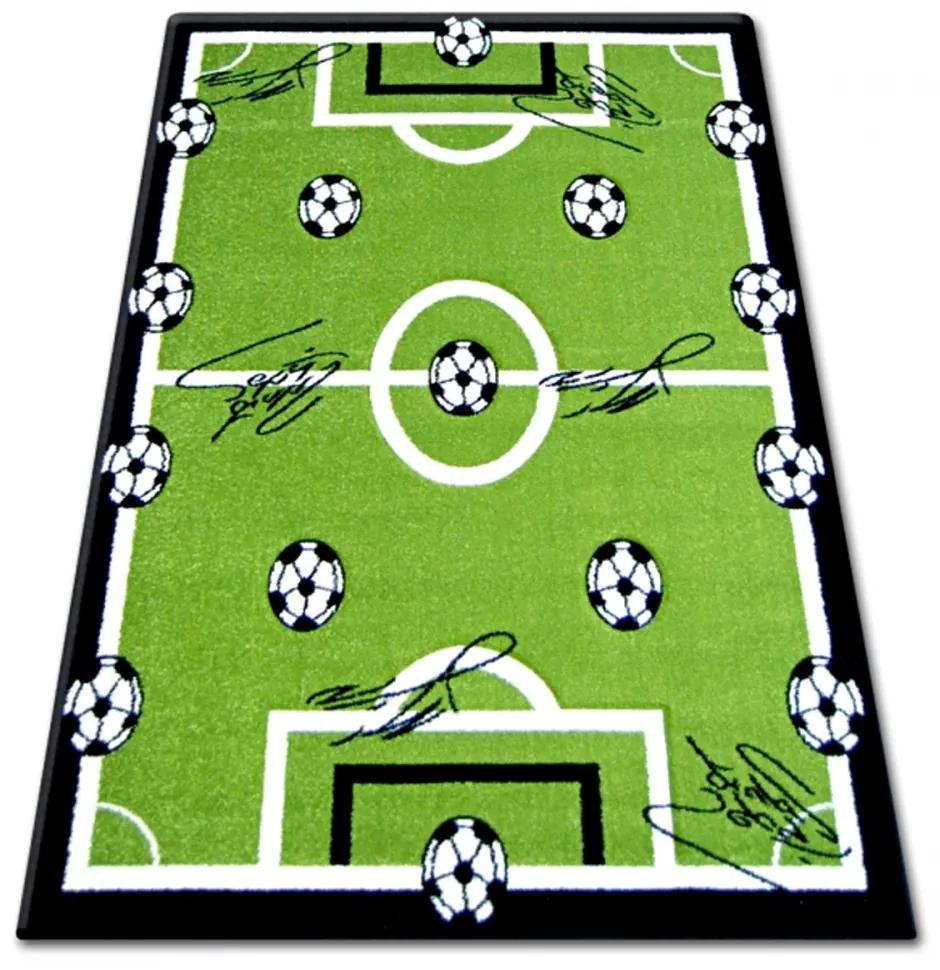 Detský kusový koberec Futbalové ihrisko zelený 2, Velikosti 160x220cm