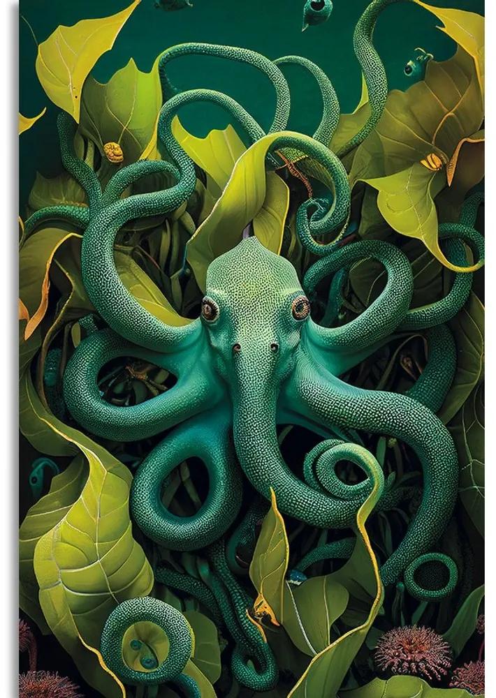 Obraz surrealistická chobotnica - 80x120