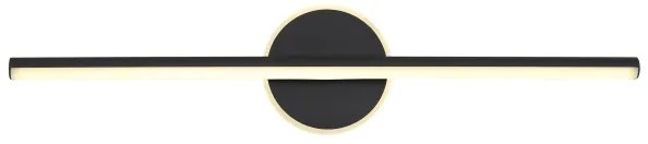 Globo 41924S - LED Kúpeľňové osvetlenie zrkadla PEPE LED/10W/230V IP44 čierna