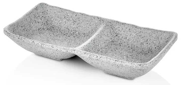 KULSAN MELAMÍNOVÁ GRANITOVÁ MISKA 17,5 CM SIVÁ
