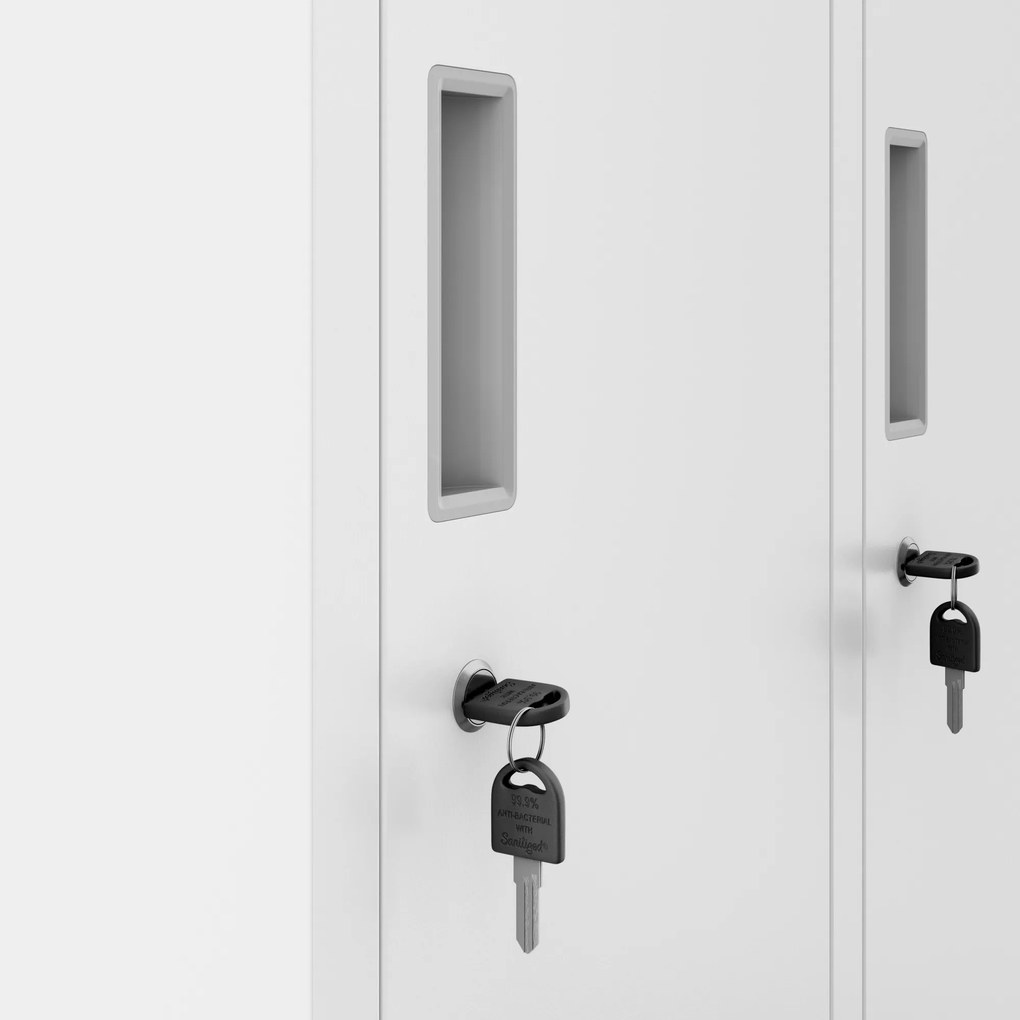 Pracovná šatníková skriňa BHP BARTEK 2 Plus 559 x 1720 x 450 mm