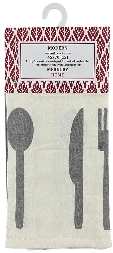 Utierky MODERN 2 ks. Šedá