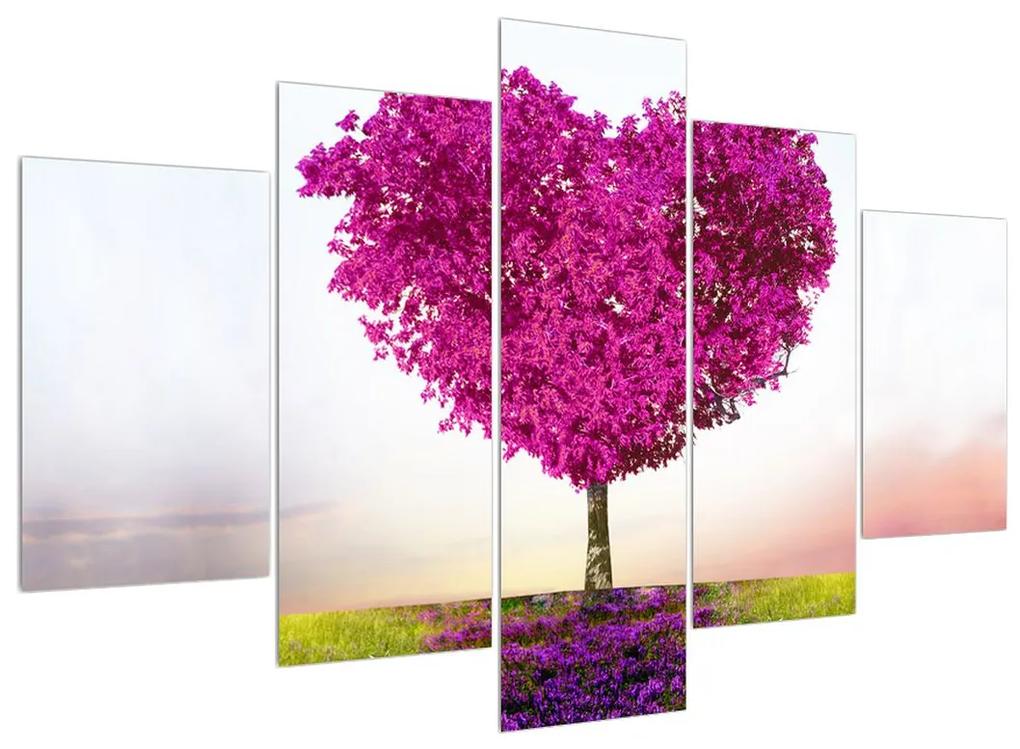 Zamilovaný obraz stromu (150x105 cm)