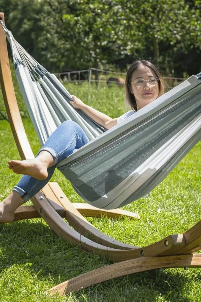 La Siesta MODESTA SINGLE STRIPES - hojdacia sieť zo 100% organickej bavlny, 100 % organická bavlna