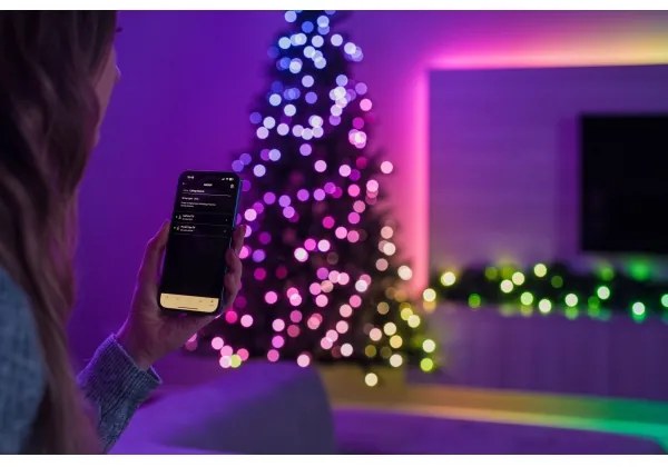 Twinkly GT90P4425P00 -LED RGBW Stmievateľná vianočná girlanda 50xLED Wi-Fi