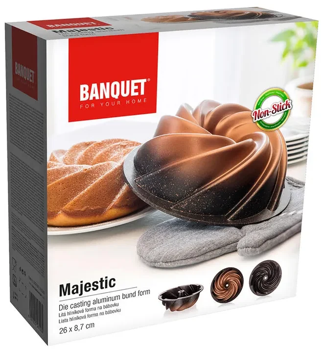 Forma na bábovku Majestic ŠPIRÁLA 26 cm
