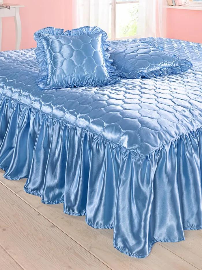 Prikrývka na posteľ Webschatz sv.modrá