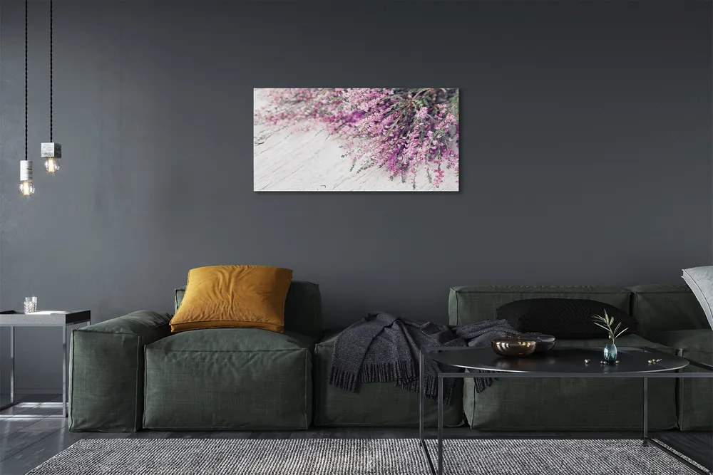 Obraz canvas kvety dosky 120x60 cm