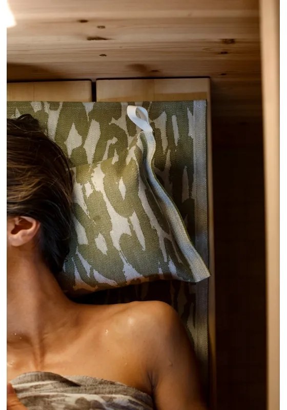 Sada do sauny na sedenie Jäkälä, olivovo zelená