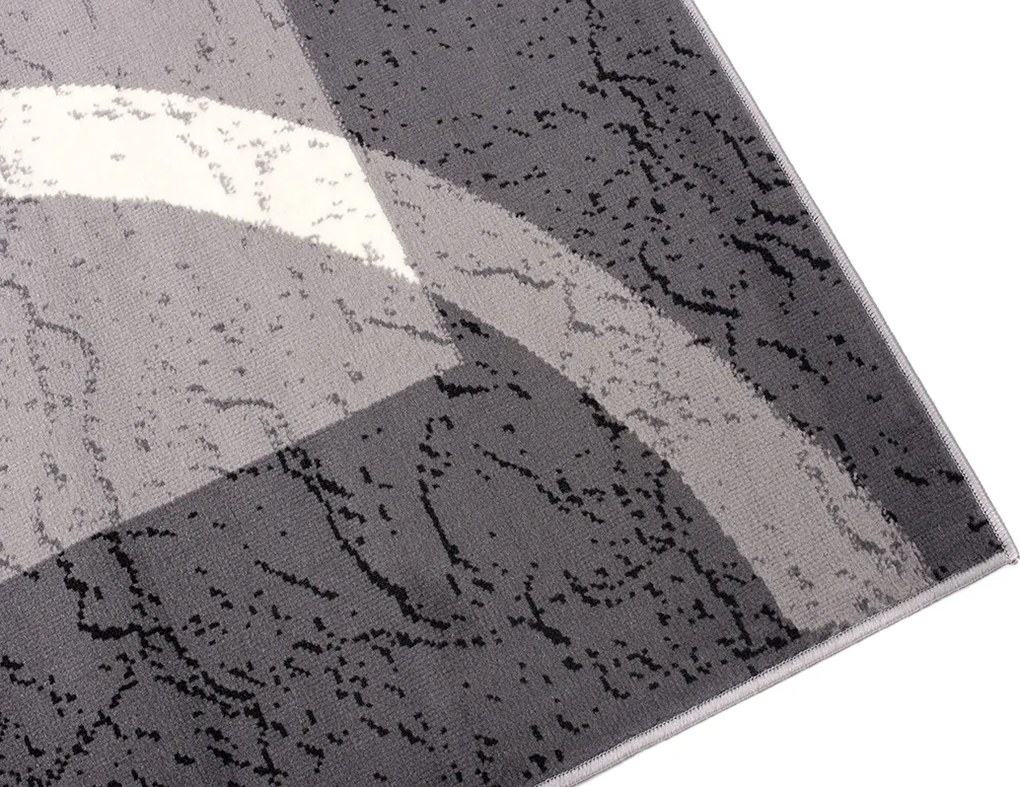 TA Koberec 3707A DARK GRAY CHEAP PP CRM Sivý Obdĺžnikový Rozmer: 60x100 cm