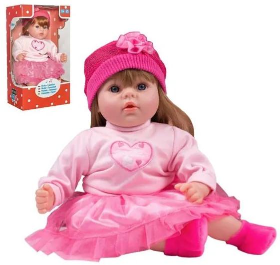 PLAYTO Česky hovoriaca a spievajúca detská bábika PlayTo Tina 46 cm